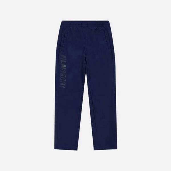 Calca Jogger Fila Rapaz Azul Marinho - Fila Aurora Warm Up Fleece Portugal Lojas,MDFA-73852